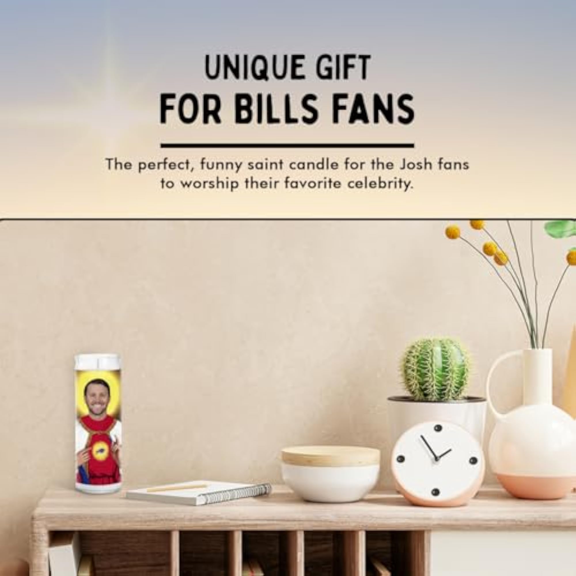 Josh Celebrity - Funny Saint Votive Candle