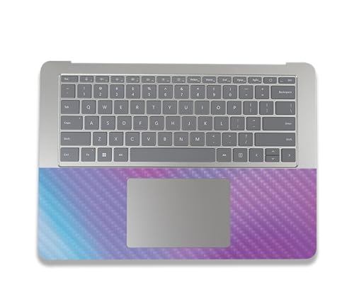Image of MightySkins Carbon Fiber Skin Compatible with Microsoft Surface Laptop Studio 2 (2023) Full Wrap Kit - Purple Fog | Protective, Durable Textured Carbon Fiber Finish | Easy to Apply | Made in The USA