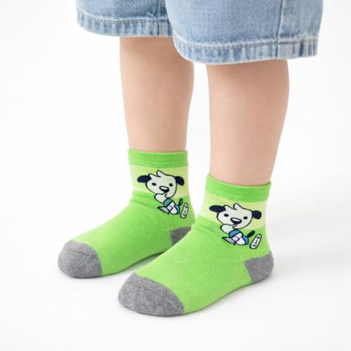 Image of Kids Socks Set, Colorful Designs, Striped Patterns, Cotton Blend, 5 pairs, mix design (1-11 years)