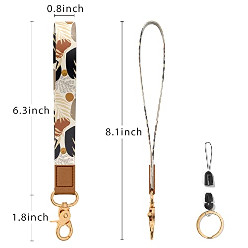 Image of Wrist Lanyard Key Chain, Wristlet Strap Keychain Holder for Women Men Car Keys Wallet Card Phone