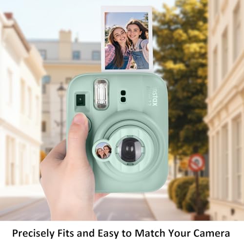 Espejo para selfies Fuji Mini 13, lente de close-up compatible con cámara instantánea Fuji Instax Mini 13, espejo para autorretratos, lente para selfies - 1 unidad - Verde miniatura 4