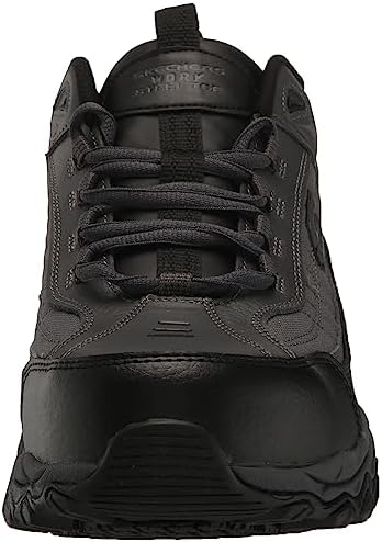 Skechers Men's 200118 Stiney Construction Shoe, Charcoal, 8.5 | Image 1