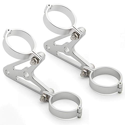 Universal Motorcycle CNC 41mm/1.6in Headlight Turn Light Clamps Mount Bracket