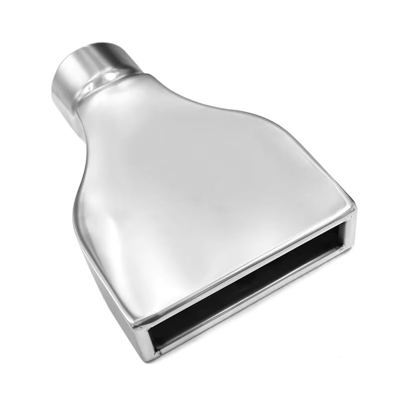 Embout d'échappement rectangulaire premium en acier inox durable 9.45 pouces