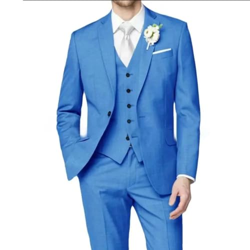 Costume homme mariage chic coupe ajustée avec gilet pour vos fêtes et soirées - 5