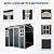 TURRIDU 8 x 6 FT Resin Outdoor Storage Shed, Waterproof Outdoor Shed with Floor & 2 Windows & Lockable Door, Tool Shed with Air Vents for Garden, Patio, Backyard, Black