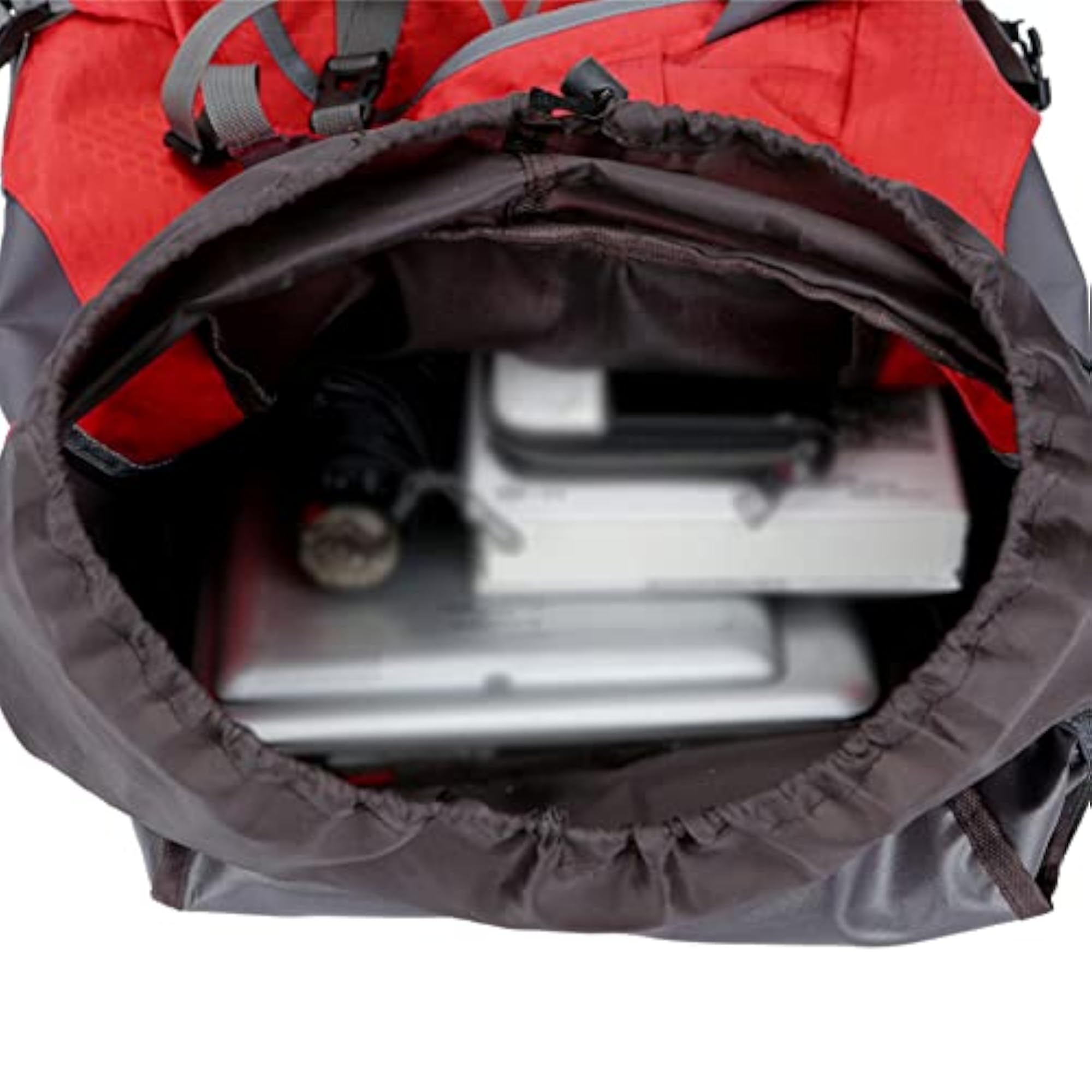 60L Hiking Backpack with Rain Cover for Mountaineering