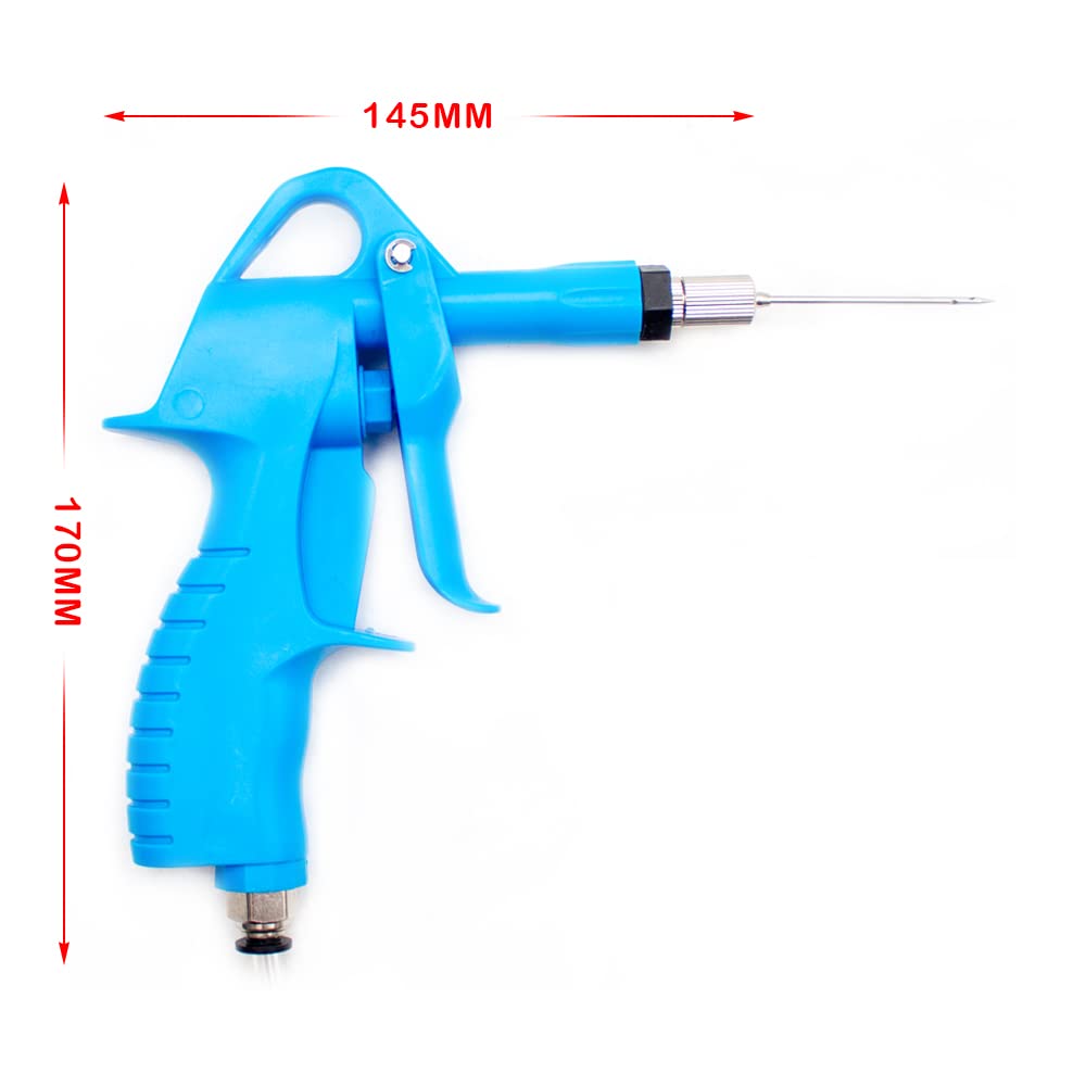 Siringa per Spezie, Siringa per Marinatura, Siringa Elettrica, Siringa per Barbecue, Pistola per La Lavorazione Della Carne in Acciaio Inossidabile AC 100-240V 50W (Doppia pistola)