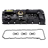 MYSMOT Valve Cover With PCV Valve, Gasket & Bolts Fits 3.0L BMW 2008-2013 128i 2007-2013 328i 2007-2008 328xi 2008-2011 528i 2008 528xi 2007-2012 X3 2007-2010 X5 2006-2011 Z4 11127552281,11127582245