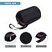 LTGEM Hard Case for NOTABRICK & Ultimate Ears WONDERBOOM 3/2/1 Portable Waterproof Bluetooth Speaker - Travel Protective Carrying Storage Bag(Black+Grey)