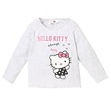 grau Hello Kitty Langarmshirt, Glitzereffekt, grau, Gr. 62-92 Größe 24M