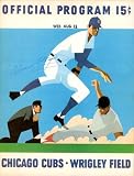 Vince Lloyd JSA Signed 1970 Chicago Cubs Program vs Giants w/Tickets Autograph - Autographed MLB Magazines