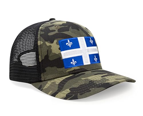 Image of International Tie State Hat for Men and Women, Adjustable Snapback Trucker Baseball Cap with Embroidered Patch