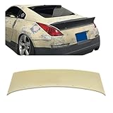 Spoilers for 2002-2008 Compatible for Nissan 350Z Fairlady Z34 | Rocket Bunny Style Duckbill Rear Trunk Lid Wing Spoiler (ABS Plastic - Matte Black)(Carbon Fiber Look)