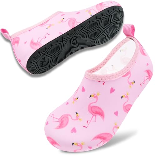 Image of VIFUUR Kids Water Shoes Girls Boys Quick Dry Aqua Socks for Beach Swim Outdoor Sports