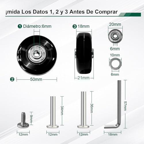 Listado de Llantas para maletas , tabla con los diez mejores. 29 Imagen adicional