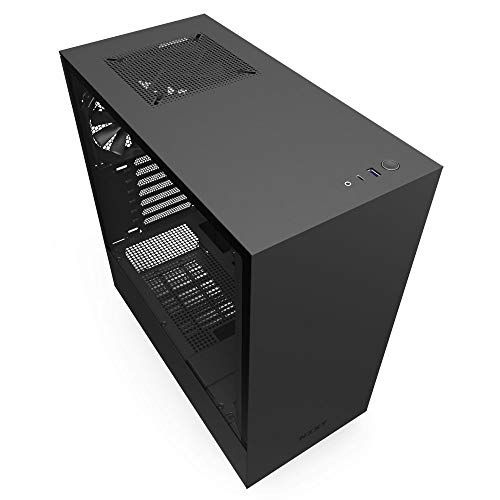 Image of NZXT H510 - Compact ATX PC Gaming Case - Tempered Glass - Enhanced Cable Management - Water-Cooling Ready - Matte Black