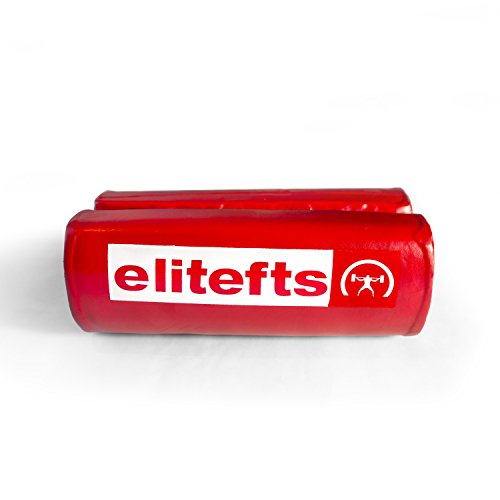 EliteFTS Red Shoulder Saver Pad: Protect Your Shoulders with a Smaller, Tightly-Locking, Portable, and Durable Bench Pad