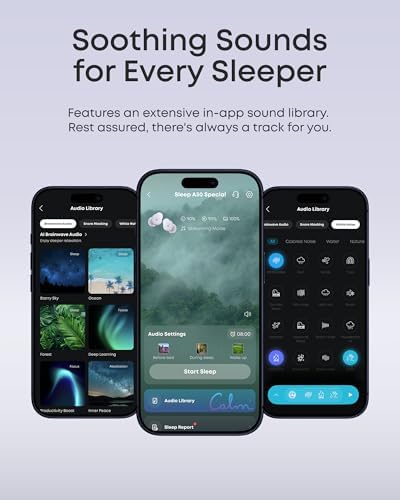 soundcore Sleep A30 Special by Anker, Sleep Earbuds, ANC, Passive Isolation, Snore Masking, Extensive Sleep Audio, Ultra Comfort for Side Sleepers, 10H Playtime — view 7