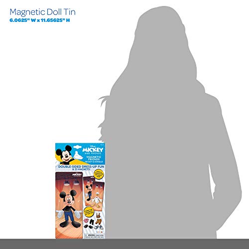 Disney Mickey Mouse and Donald Duck 23-Piece Magnetic Doll Tin 48837 Bendon