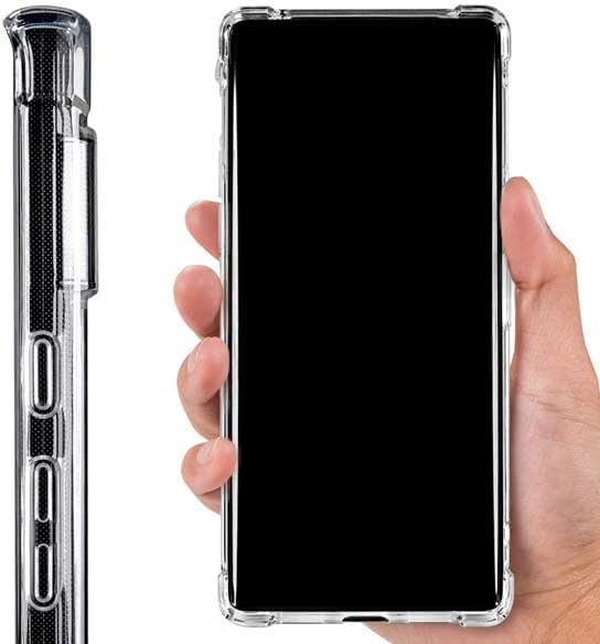 Skinit Clear Phone Case Compatible with Google Pixel 8 - Officially Licensed Wizarding Worlds Harry Potter Deathly Hallows Symbol Design