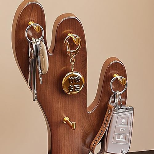 Organizador de madera para evitar perder llaves y gafas 7