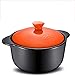 Casseruola In Ceramica Resistente Al Calore Pentola In Terracotta Moderna Pentola In Terracotta Con Due Manici Pentole Ad Alta Temperatura Con Coperchio Color Caramella Per Zuppa Da Cucina Stufato-ara