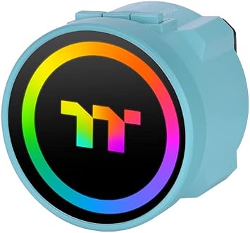 Thermaltake TOUGHLIQUID 240 ARGB Motherboard Sync - Turquoise Edition AMD/AM5/Intel LGA1700 Ready All-in-One Liquid Cooling System 240mm High Efficiency Radiator CPU Cooler CL-W319-PL12TQ-A