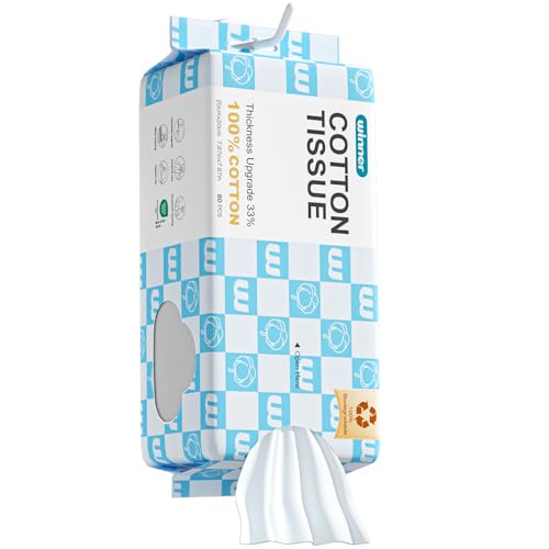 【進化したデザイン - ハンギング&両開きパッケージ】Winner フェイスタオル 極厚 クレンジングタオル OEKO-TEXR認証 天然コットン ふきとり用 フェイスペーパー 毛羽立ちなし 使い捨て 手拭き 顔拭き メイク落とし 敏感肌用 乾湿両用 20