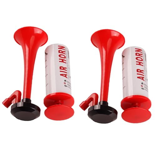 Klaxon à air comprimé portable TOYANDONA en ABS pour supporters et fêtes (lot de 2)