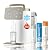Ultra Dual UV Countertop Reverse Osmosis System Water Filter, NatureFlow Y6 Hot & Cold Water Purifier with 11-Temp Settings, 10-Stage Filtrations & Natural Minerals Activation, 10.2" Real Time Monitor
