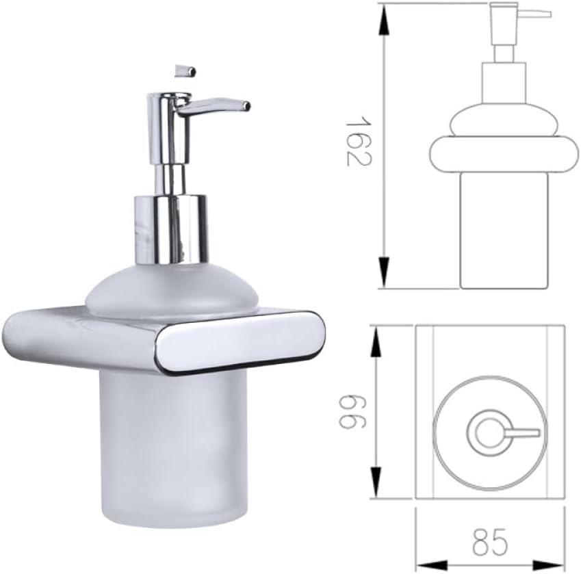 Bathroom Accessories Soap Dispenser Robe Cloth Hook Towel Ring Wall Mount Roll Paper Holder Toilet Brush Holder Towel Rack Shelf,Covered Paper Holder (Soap Dispenser)