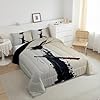 jejeloiu Kids Afro Samurai Comforter Set Twin Size Anime Bedding Set for Boys Girls Japanese Style Duvet Set Quilt Set,1 Comforter+ 1 Pillow Sham - Image 2