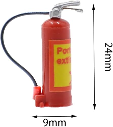 Miniatura 4 de 1/24 1/18 RC Crawler Accesorios Decoración Extintor de incendios Tambor de aceite Equipaje Mochila pequeña para 1/18 TRX4M 1/24 Axial SCX24