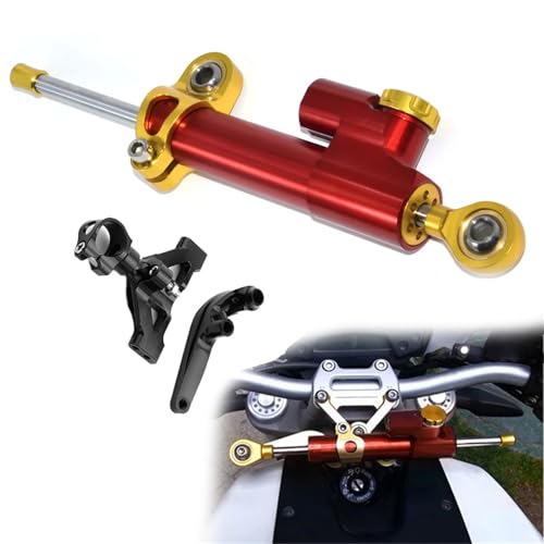 Amortisseur de direction moto Kawasaki ZZR1400 kit de support rouge 2006-2020