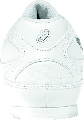 ASICS Women's Gel-Cheer 6 Cheerleading Shoe,White/Silver,9.5 M US