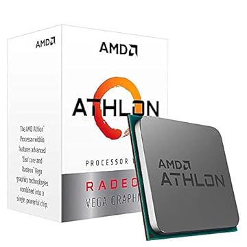 Processador AMD Athlon 3000G Box (AM4 / 2 Cores / 4 Threads / 3.5Ghz / 5MB Cache/Vega 3) - YD3000C6FBBOX, Única