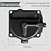 433000 Carburetor Float Chamber Carb Bowl Compatible with Johnson/Evinrude 90-175hp 0433000, 766418,with 335070 Gasket (6)
