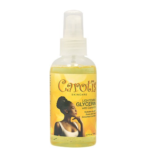 Carotis Glycerin Lightening Oil 125ml - Formulated to Remove Dark Spots, with Glycerin and Carrot Oil