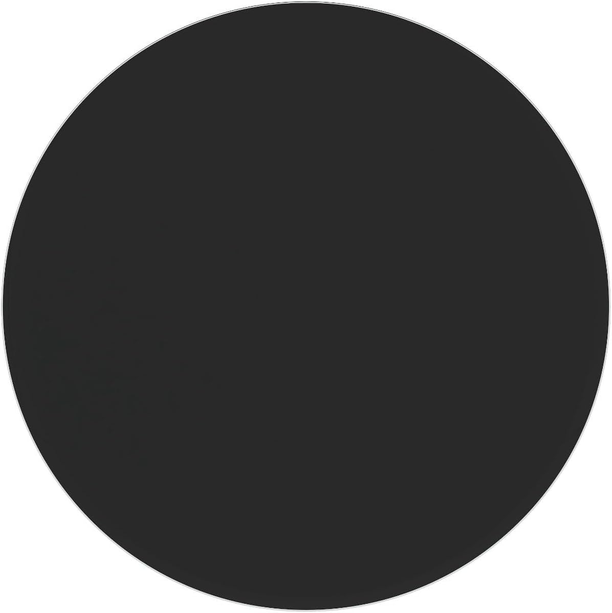 36 Inch Round Black Tempered Glass Table Top 1/2" Thick with Beveled Edge - Heat Resistant Fire-Proof Tabletop for Dining Tables, Patio Furniture, Coffee Tables, Office Desks