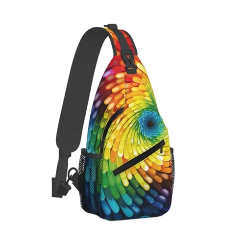 Bolso tipo sling pequeño para senderismo color negro