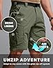 CQR Men's Convertible Cargo Tactical Pants, Water Resistant Outdoor Hiking Pants, Zip Off Lightweight Stretch Work Pants #4