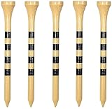 Zivisk Bamboo Golf Tees, 3 1/4 inch Long Tees Golf 100 Count, Strong Sustainable Biodegradable