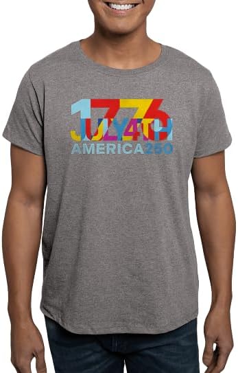 CafePress America250: Independence Men's Classic T Shirt Men's Semi-Fitted Classic Cotton T-Shirt