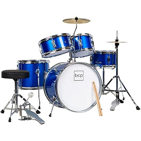Beginner Kids Drum Set with All-In-One Kit Cover