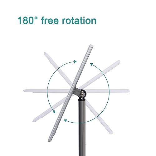 Support d'affiche réglable avec base ronde robuste pour panneau de 44,5cm