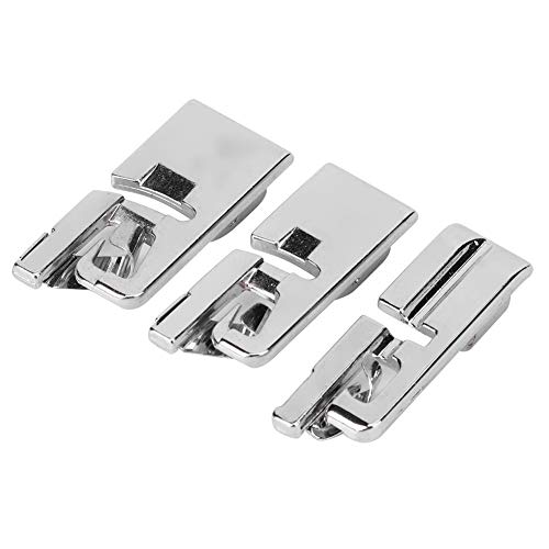 Set de 3 pies para dobladillo enrollado para máquina de coser miniatura 3