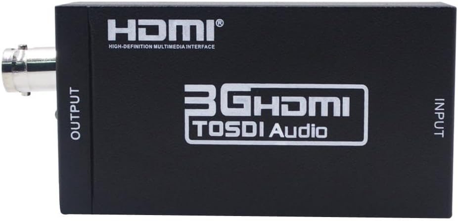 Mini 3G HDMI to SDI Converter Adapter HD to BNC SDI/HD-SDI/3G-SDI 1080P Multimedia HD Video Converter Portable Mini Size