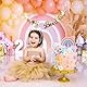 33 Stück Tortendeko, Blumen Torten Deko, Kuchendeko Regenbogen, Bunte Cake Topper Kugeln, Kuchen Deko Wolken, Kuchen Topper Geburtstag für Babyparty Hochzeit Valentinstag Geburtstag Party Dekoration