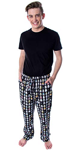 Star Wars Men's Ultimate Stormtrooper Head Allover Pattern Sleep Pajama Pants2
